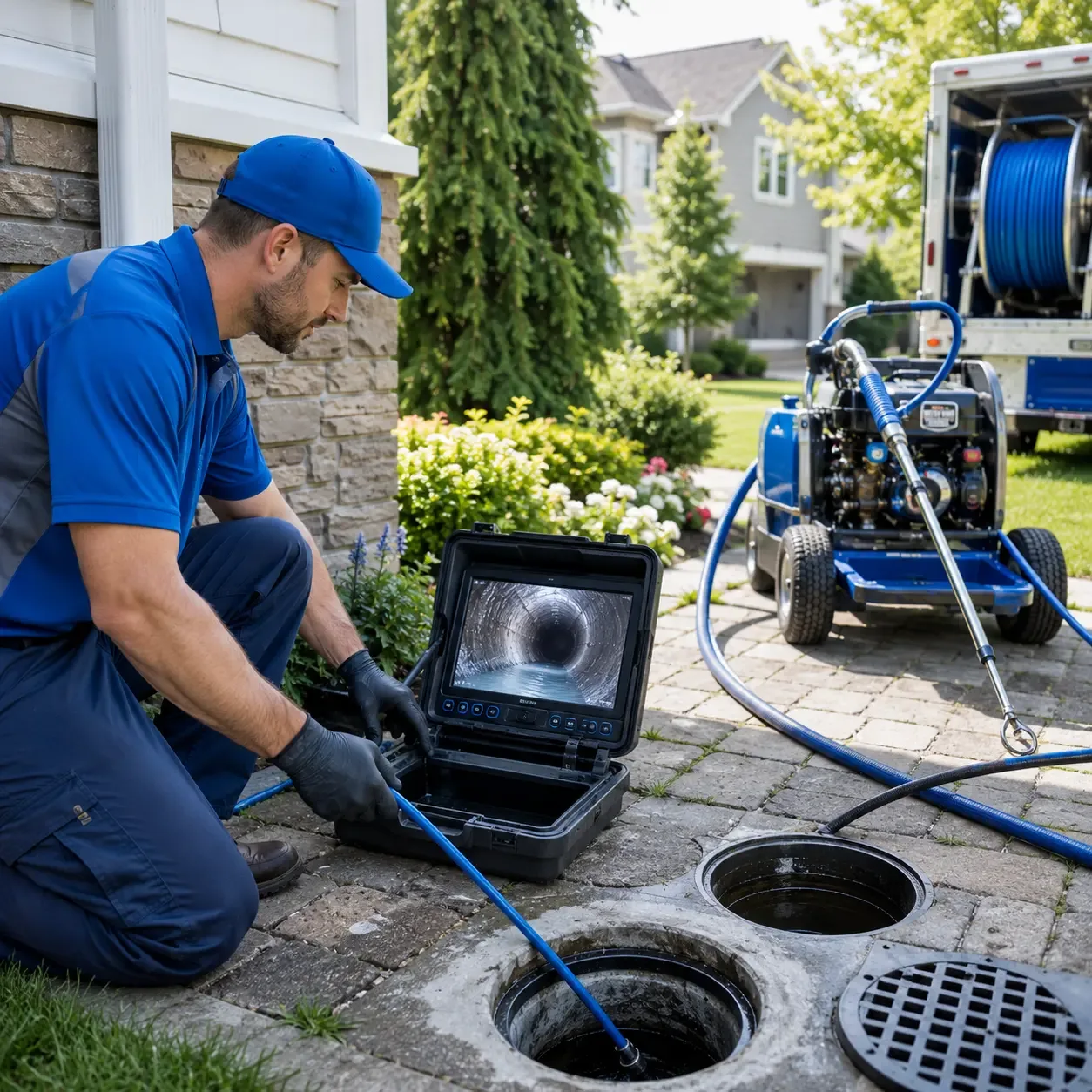 Outdoor drain cleaning professionals serving Bloomingdale, IL